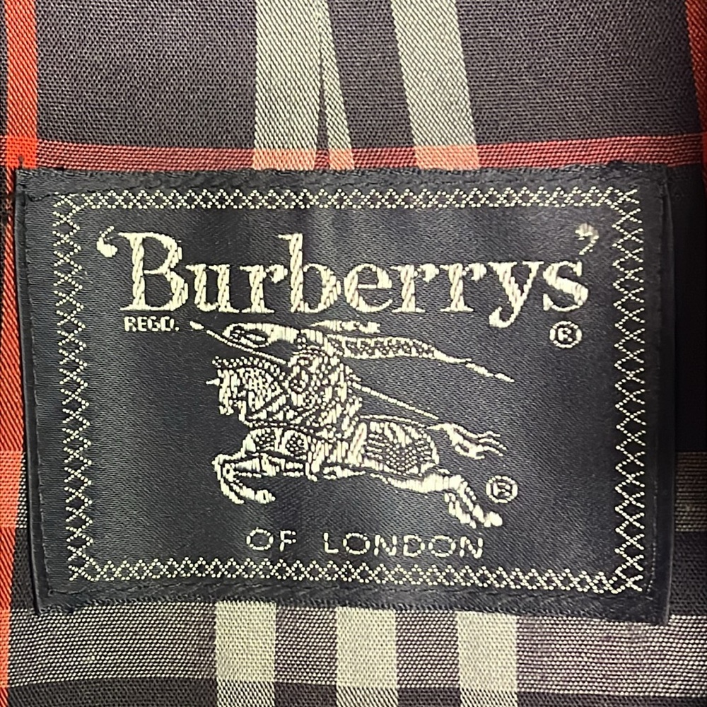 BURBERRY’S of London Men's Navy Blue Trench Coat - Picture 3 of 16